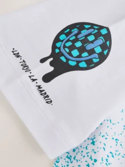 Graffiti blanc spray - T-shirt graphique Manches courtes Relaxed Fit (3-16yrs)