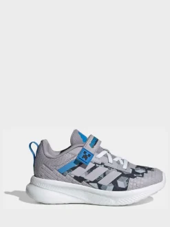 Gris - adidas Minecraft Forarun 4.0 Baskets enfant