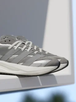 Gris - Adidas Original Lightblaze à lacets Junior