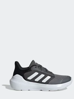 Gris - adidas Tensaur Run 2.0 Baskets Dentelle Junior