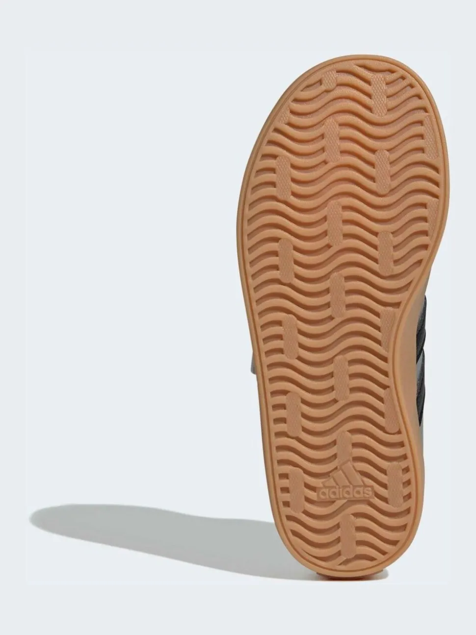 Gris - adidas Vl Cour 3.0 Baskets enfant à crochets et boucles