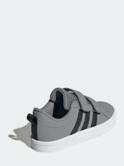 Gris - adidas VS Pace 2.0 Baskets enfant à crochets et boucles