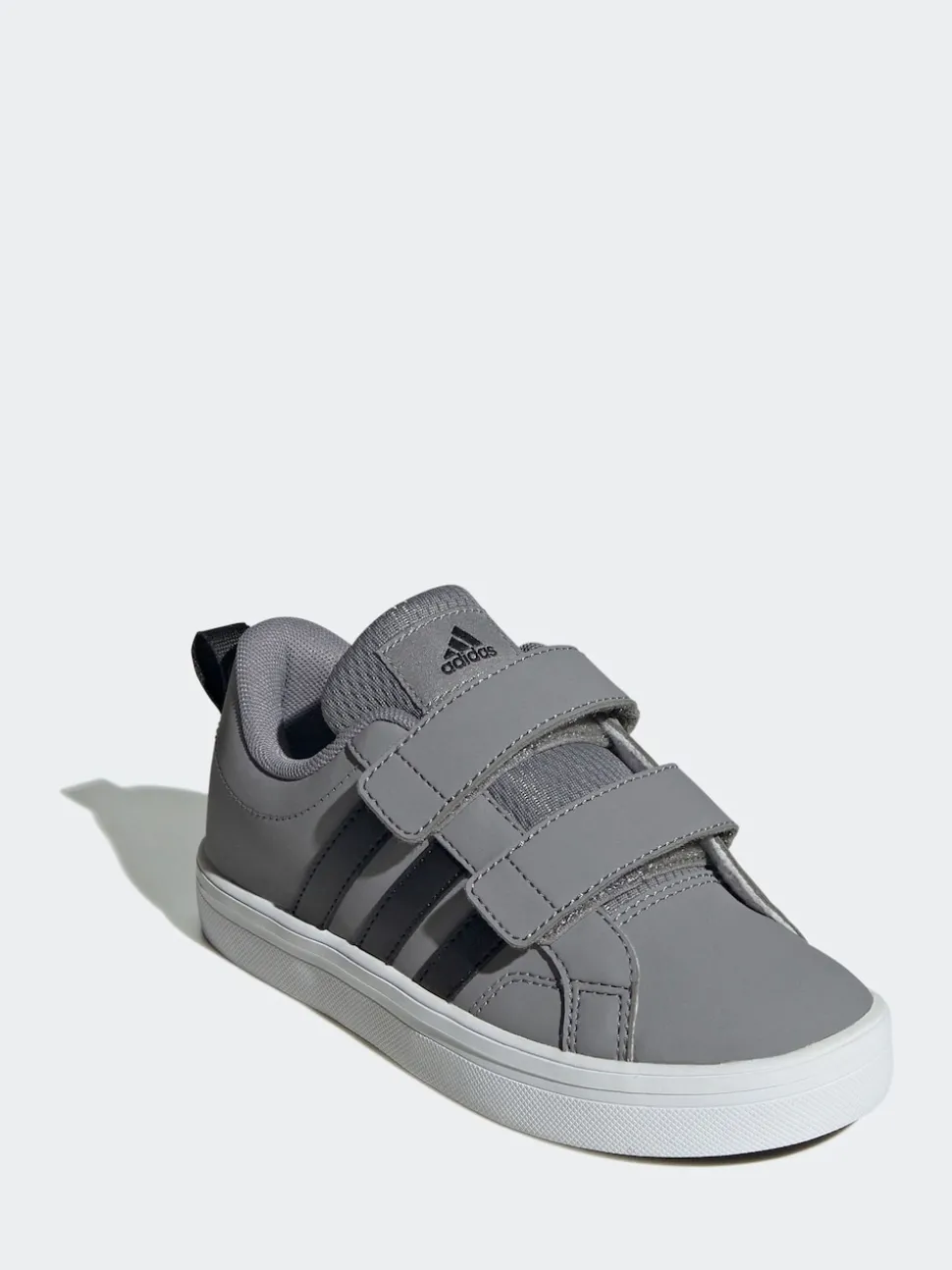 Gris - adidas VS Pace 2.0 Baskets enfant à crochets et boucles