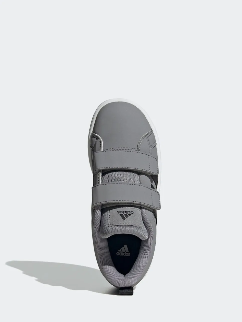 Gris - adidas VS Pace 2.0 Baskets enfant à crochets et boucles