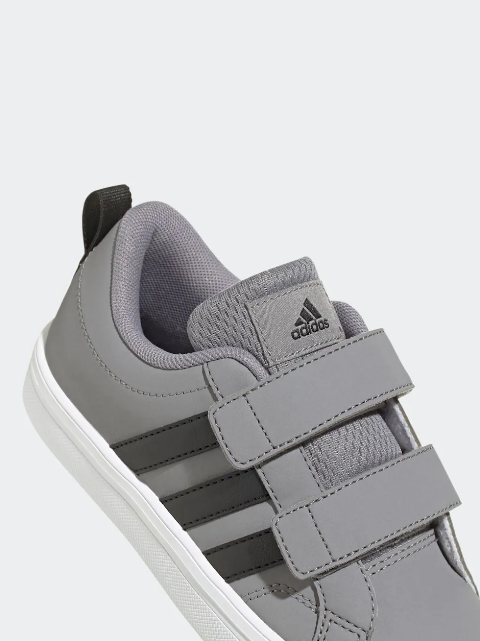 Gris - adidas VS Pace 2.0 Baskets enfant à crochets et boucles