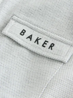 Gris - Baker by Ted Baker ensemble 3 pièces T-shirt, veste et pantalons texturés