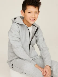 Gris - Baker by Ted Baker - Ensemble à capuche et jogging zippés en coton 100%.