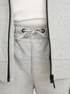 Gris - Baker by Ted Baker - Ensemble à capuche et jogging zippés en coton 100%.