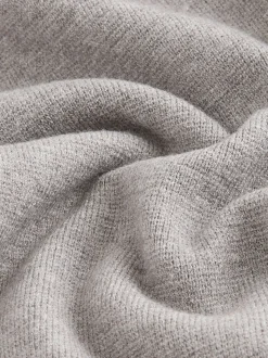 Gris - Baker by Ted Baker ensemble haut et jogging en maille à col zippé en entonnoir