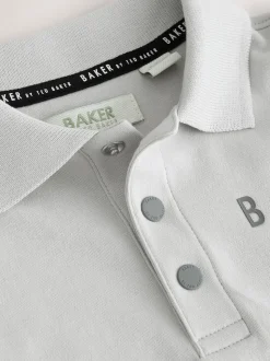 Gris - Baker by Ted Baker ensemble polo et short oversize