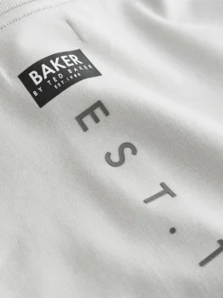Gris - Baker by Ted Baker ensemble polo et short oversize