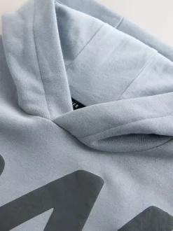 Gris - Baker by Ted Baker ensemble sweat à capuche et jogging graphique oversize