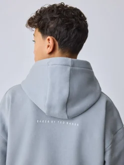 Gris - Baker by Ted Baker ensemble sweat à capuche et jogging graphique oversize