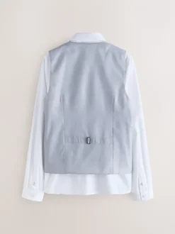 Gris - Baker by Ted Baker ensemble gilet, chemise et cravate