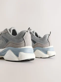 Gris - Baskets à lacets