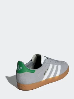 Gris - Baskets adidas Originals Gazelle Lace Junior