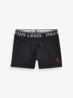 Gris - Boxers Polo Ralph Lauren en coton stretch à logo 3 Lot