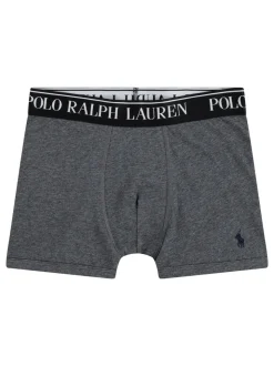 Gris - Boxers Polo Ralph Lauren en coton stretch à logo 5 Lot