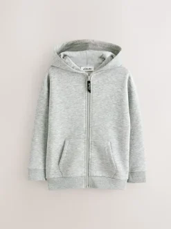 Gris - Clarks Sweat à capuche zippé