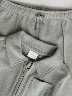 Gris - Ensemble polo et legging bébé (0mois-2ans)