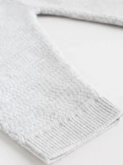 Gris - Ensemble pull et legging en maille bébé (0 mois-2 ans)