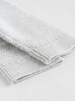 Gris - Ensemble pull et legging en maille bébé (0 mois-2 ans)