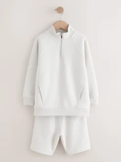 Gris - Ensemble Shorts à Col cheminée (3-16ans)