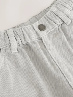 Gris - Jean pantalon cargo 100% coton (3mois-7ans)