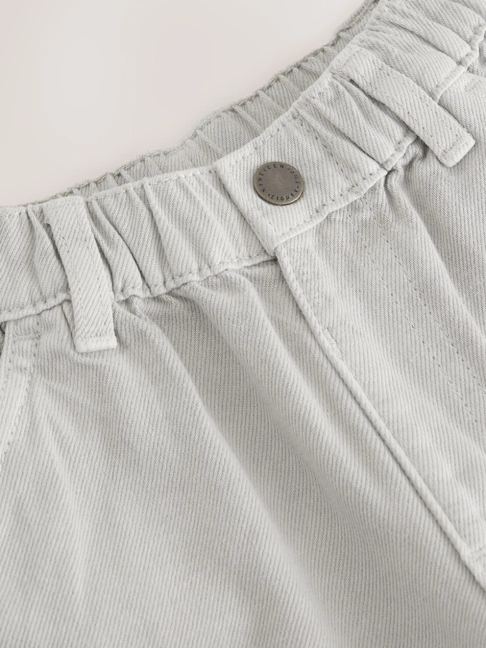 Gris - Jean pantalon cargo 100% coton (3mois-7ans)