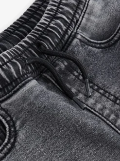 Gris - Jeans extensibles à taille élastique (3-16ans)