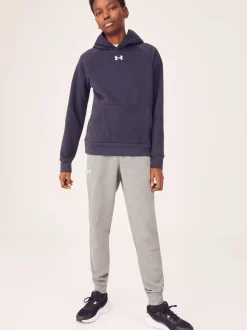 Gris - Joggers de fleece rivale de sous armure