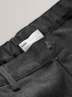 Gris - Lot de 5 pantalons d’école à enfiler coupe standard (3-17ans)