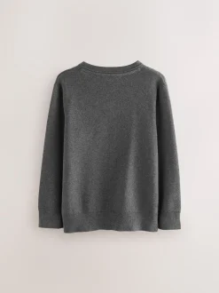 Gris - Lot de 2 pulls Clarks unisexes en maille pour l’école