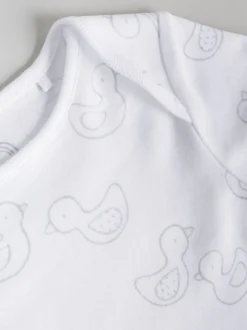 Gris - Lot de bodys à manches courtes pour bébé 5