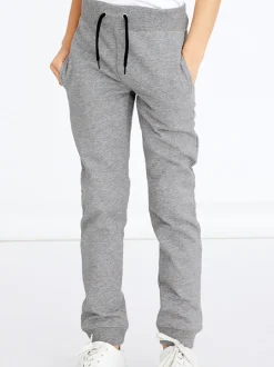 Gris - Name It - Pantalon de jogging en coton à revers
