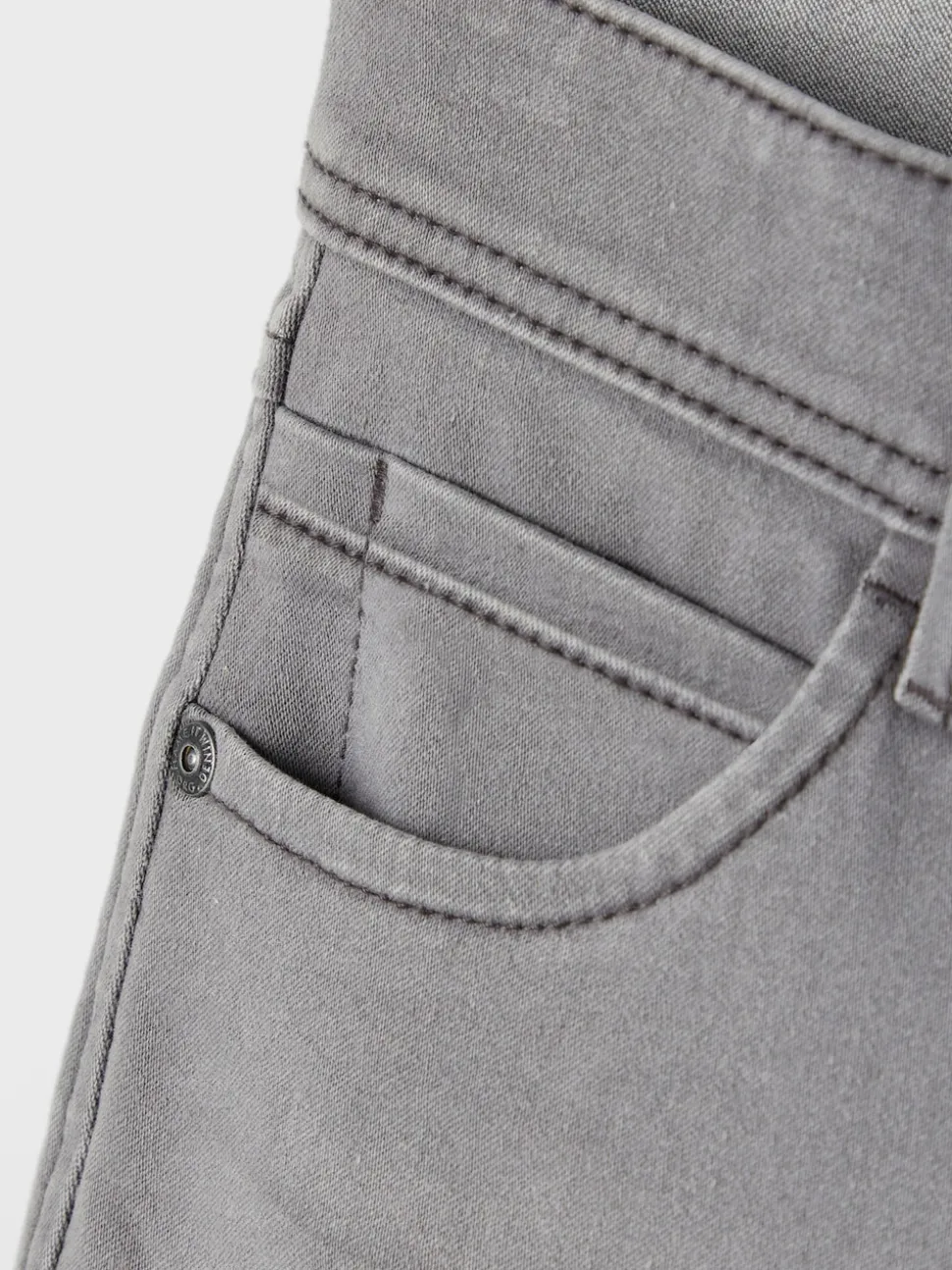 Gris - Name It Jean slim garçon