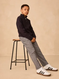 Gris - Pantalon à carreaux intelligents (3-16ans)