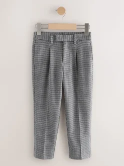 Gris - Pantalon à carreaux intelligents (3-16ans)