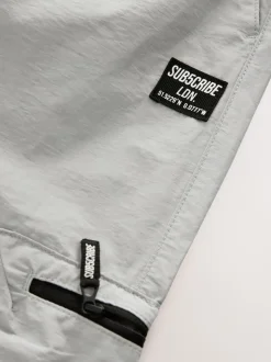 Gris - Pantalon à poche zippée Cargos (3-16ans)