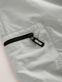 Gris - Pantalon à poche zippée Cargos (3-16ans)