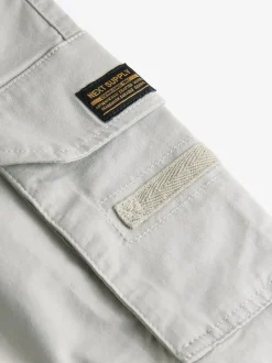 Gris - Pantalon cargo (3-16ans)