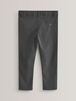 Gris - Pantalon skinny extensible pour l'école (3-17ans)