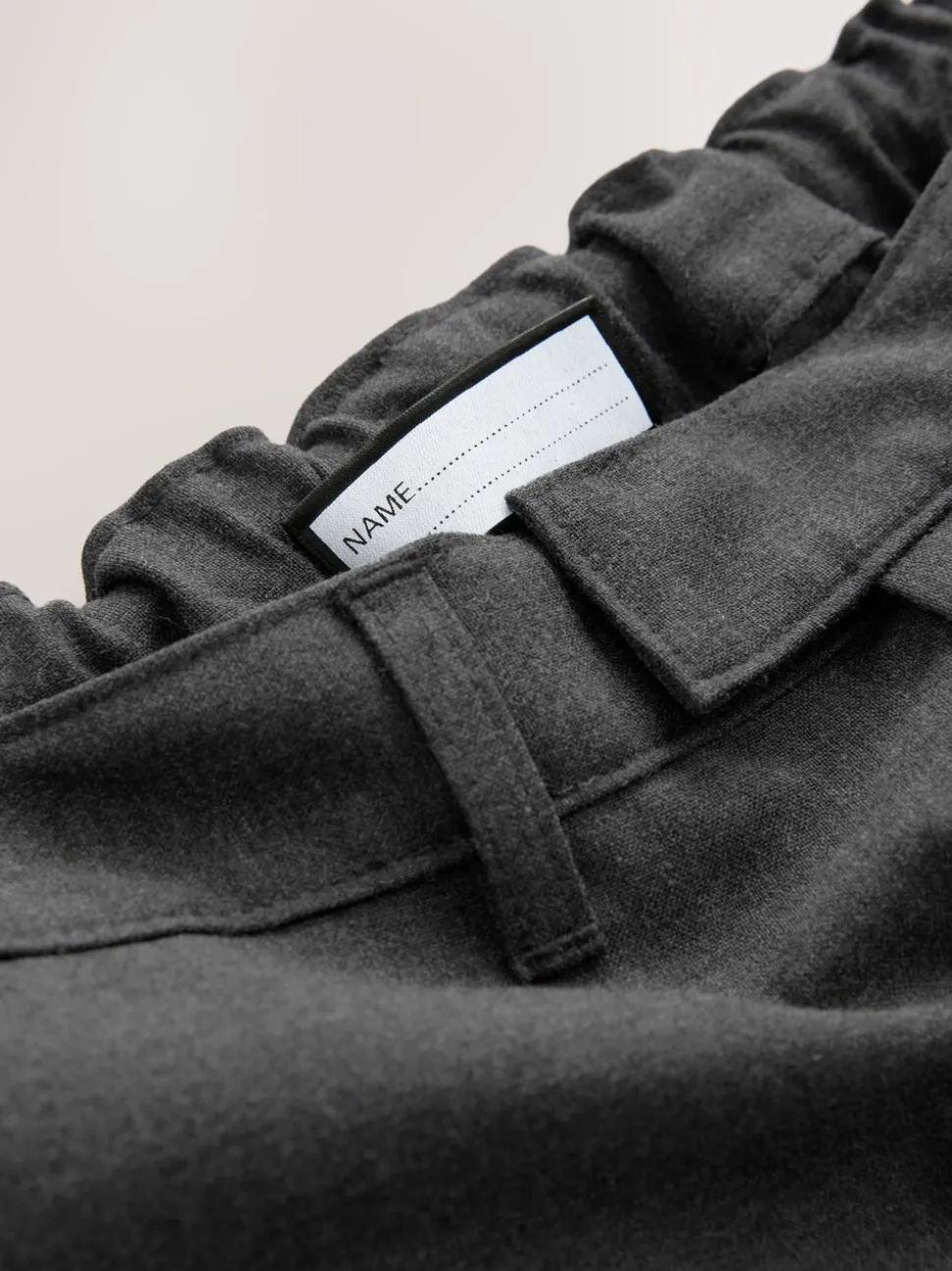 Gris - Pantalon skinny extensible pour l'école (3-17ans)