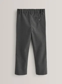 Gris - Pantalon skinny extensible pour l'école (3-17ans)