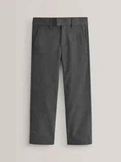 Gris - Pantalon skinny extensible pour l'école (3-17ans)