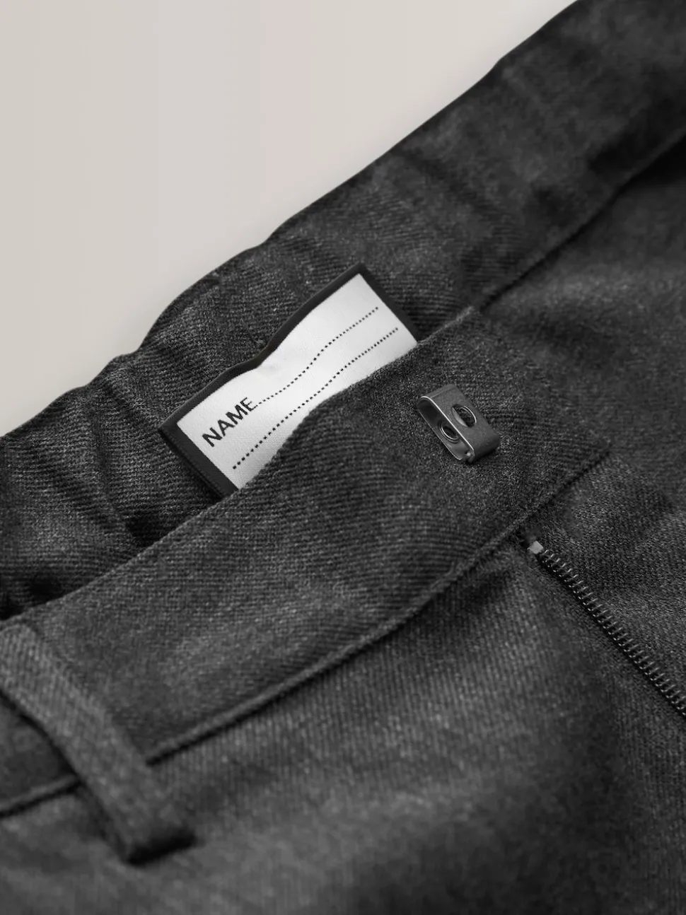 Gris - Pantalons d’école Coupe droite (3-17ans)