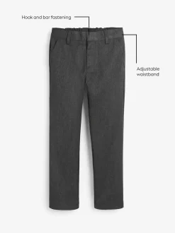 Gris - Pantalons d’école Coupe droite (3-17ans)