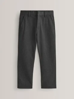 Gris - Pantalons d’école Coupe droite (3-17ans)