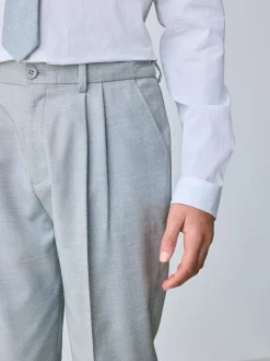 Gris - Pantalons de costume Baker By Ted Baker