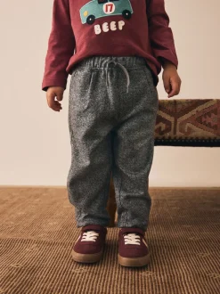 Gris - Pantalons élégants à enfiler (3mois à7ans)